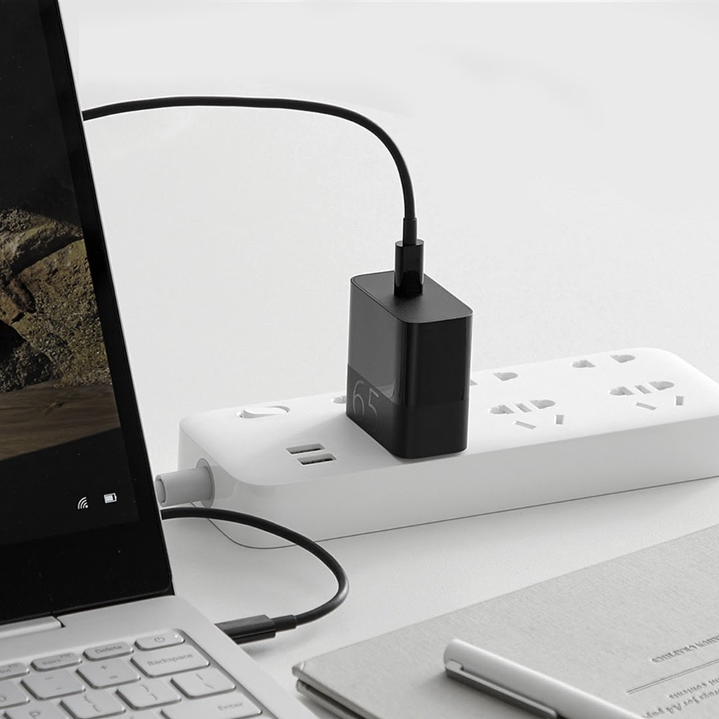 [Mã 267ELSALE hoàn 7% đơn 300K] Cốc sạc PD USB-C 65W ZMI HA712