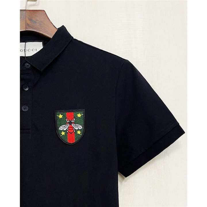 Áo Thun polo Tay Ngắn Thêu Hình Ong Size 4XL Thời Trang Xuân Mới Cho Nam Burberr 2022