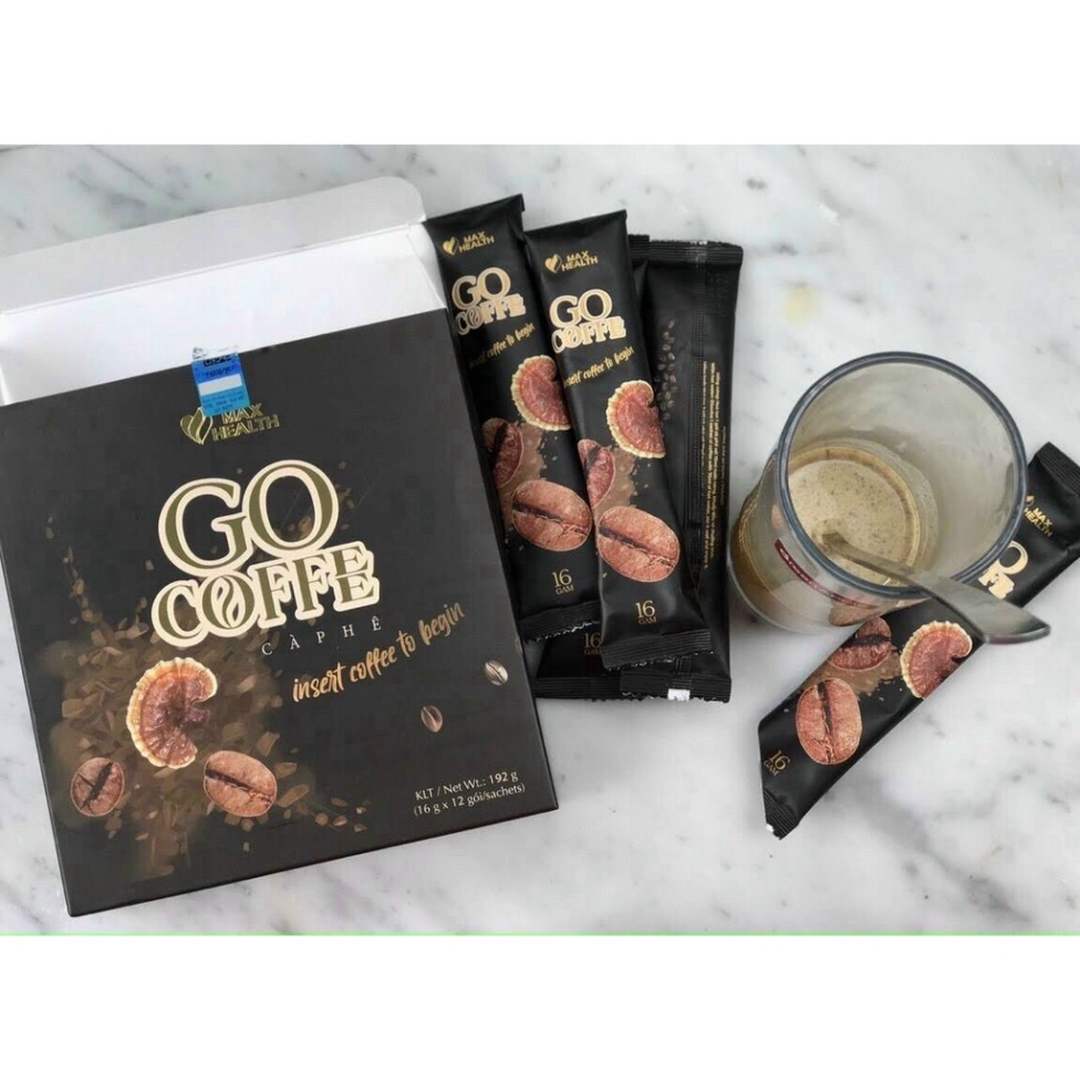 CHÍNH HÃNG - Giảm cân GO CAFFE 16g/12 gói - ĐÀO THẢI MỠ THỪA KHI ĐI VỆ SINH.TỐT CHO SỨC KHỎE