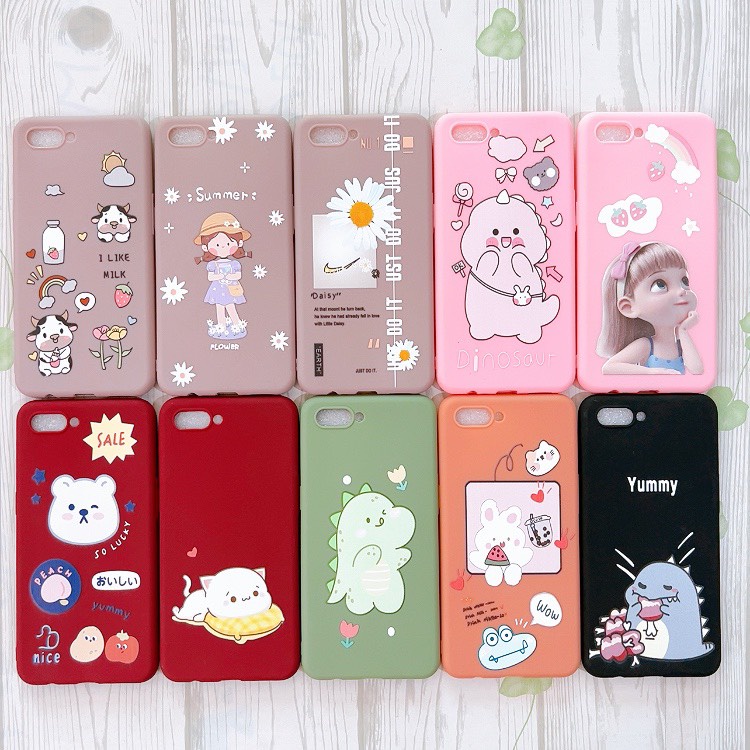 Ốp lưng màu dẻo Oppo A3s/A12e/Realme C1/Realme 5/5I/5S/6I/C3