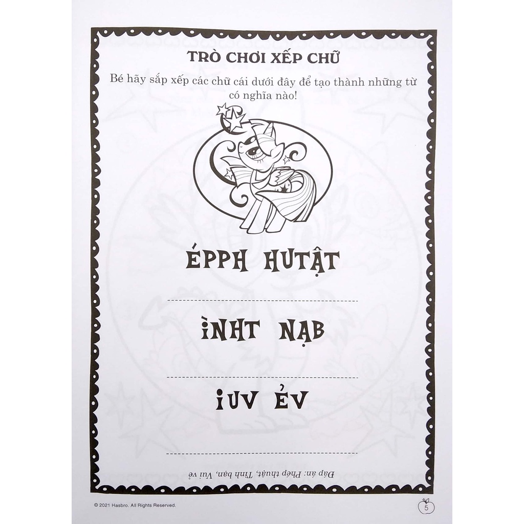 Sách Bộ Sách My Little Pony - Jumbo Tô Màu Và Các Trò Chơi (Bộ 8 Tập)