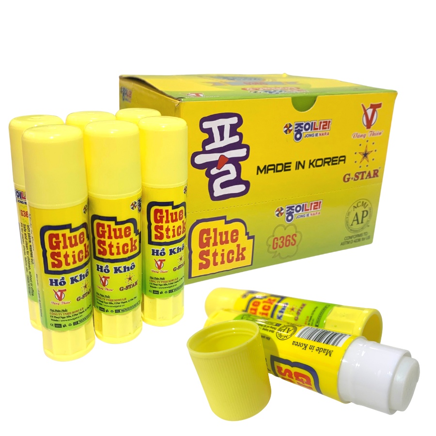 Hộp 30 chai hồ khô Hàn Quốc Gstar G36S chai nhỏ 8g