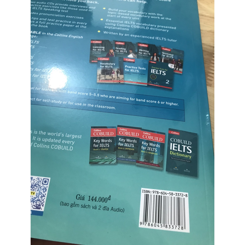Sách - Collins Speaking for IELTS ( gồm 2 đĩa ) - bìa xanh