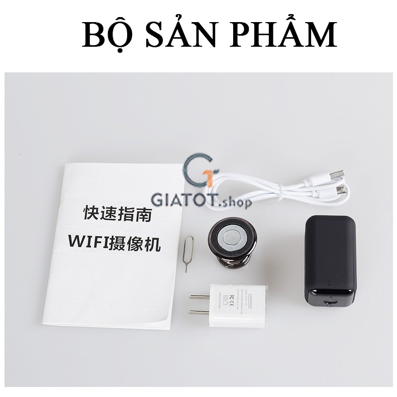 Camera wifi nhỏ gọn 1080p HK-W2-16 pin dung lượng khủng 3000mah