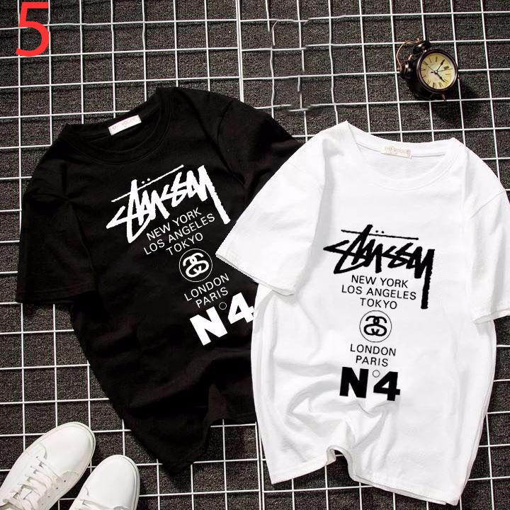 Áo thun Nam , nữ đen-trắng - áo phông tay ngắn cổ tròn | BigBuy360 - bigbuy360.vn