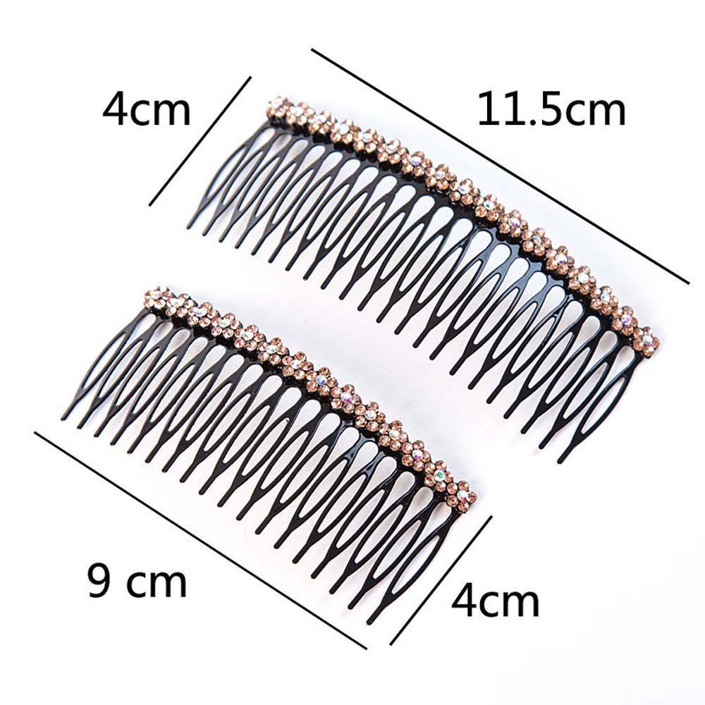 Kẹp Tóc Đuôi Ngựa VANES1 Phong Cách Vintage Cho Nữ Giá Đỡ|Kẹp Tóc Đính Hạt Thời Trang Cho Nữ