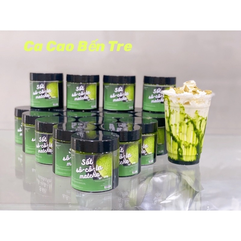 Sốt khoai tím + matcha + socola