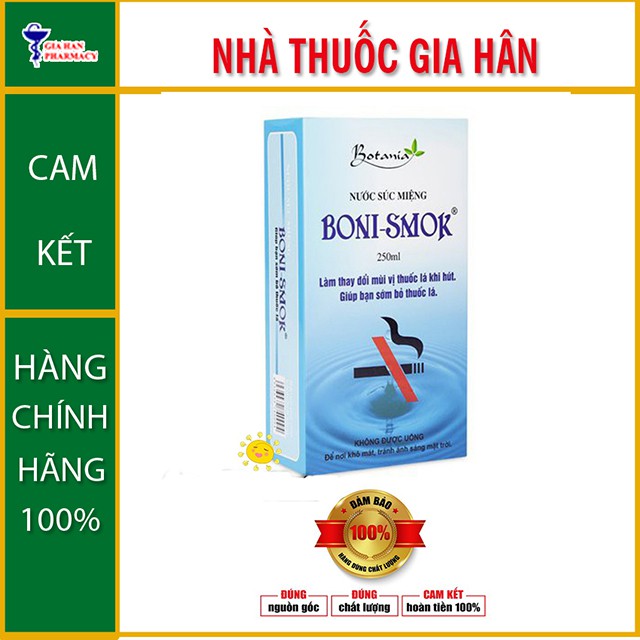 BoniSmok Nước Súc Miệng Cai Thuốc Hút Boni-Smok