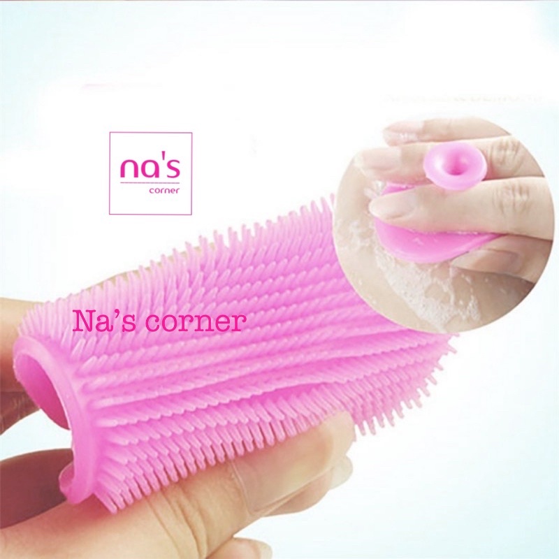 Miếng silicone mềm rửa mặt tạo bọt mịn êm, massage mặt, hạn chế mụn đầu đen