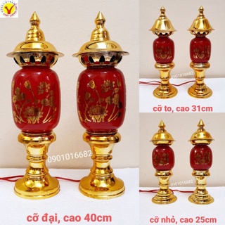 Đèn thờ phú quý (1 cặp), có 3 kích cỡ để quý khách lựa chọn.