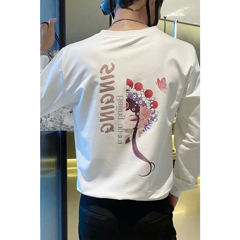 Áo Nỉ Nam - Áo Thu Đông Nam Cổ Tròn Tay Dài Chất Liêu Poly Cao Cấp Co Dãn Mềm Mịn - TD51