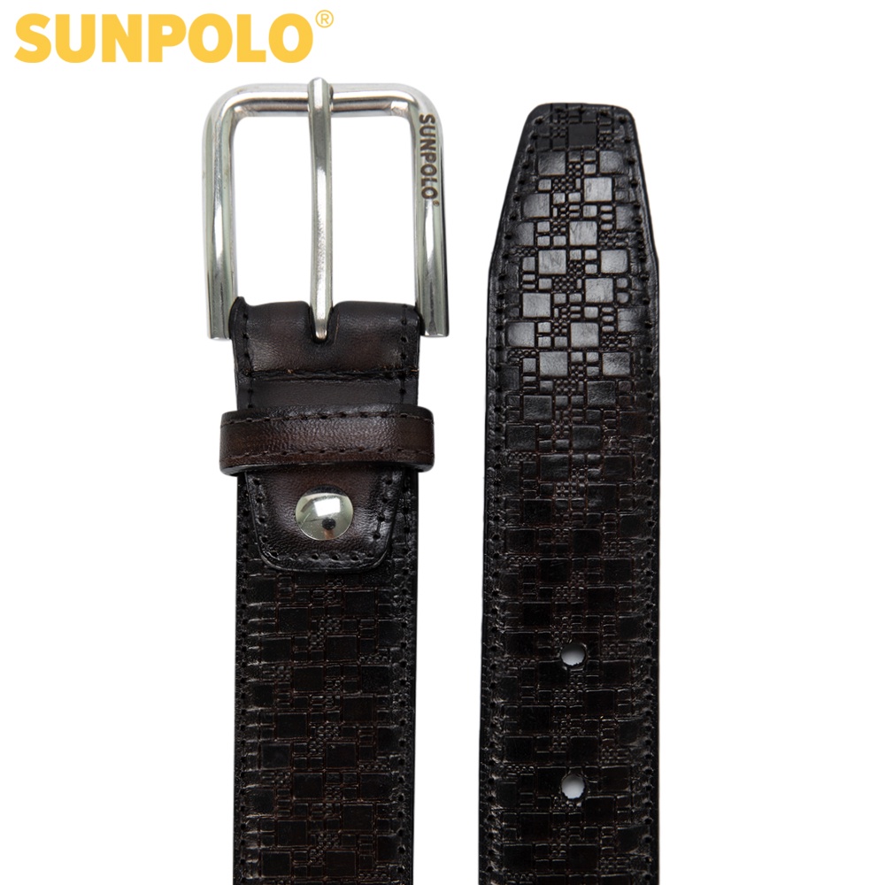 Thắt lưng nam da bò SUNPOLO BSMK45- 3 Phiên bản màu