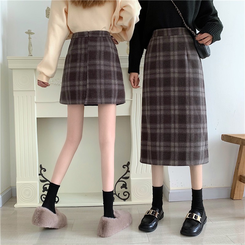 Chân Váy Ngắn Kẻ Sọc Caro Phong Cách Retro Xinh Xắn Cho Phụ Nữ | BigBuy360 - bigbuy360.vn