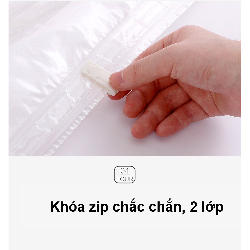 BỘ SẢN PHẨM TÚI HÚT CHÂN KHÔNG BẢO QUẢN GIẦY DÉP, TÚI XÁCH + Bơm chuyên dụng