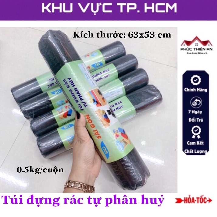 Túi đựng rác tự phân hủy sinh học