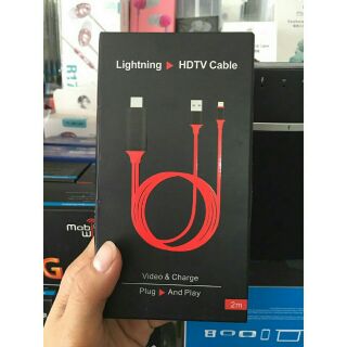 Cáp Lightning to HDMI cho IPHONE/IPAR RA TI VI (dài 2m)