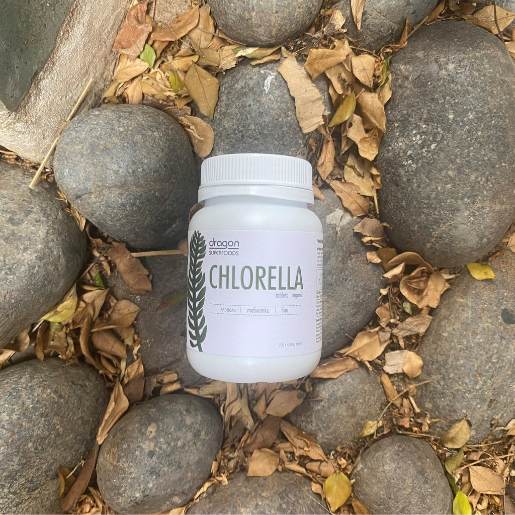 Chlorella viên 80g (200 tabs x 400mg) Dragon Superfoods