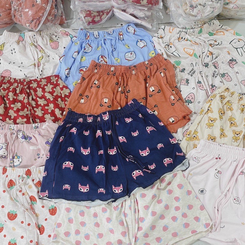 [ Mã FAMAYWA giảm 10K đơn 50K] Set 3 quần đùi hoa dành cho nữ ( chất cotton xịn) | BigBuy360 - bigbuy360.vn