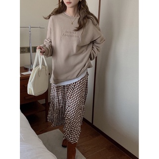 SWEATER BASIC IN CHỮ - W22412 / FREESIZE