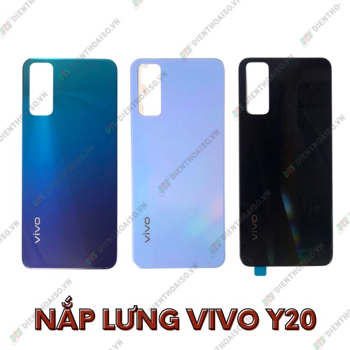 Nắp lưng vivo y20 xanh ,trắng, đen