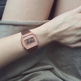 [CHÍNH HÃNG-FULLBOX] Đồng hồ nữ casio B640 Rose Gold