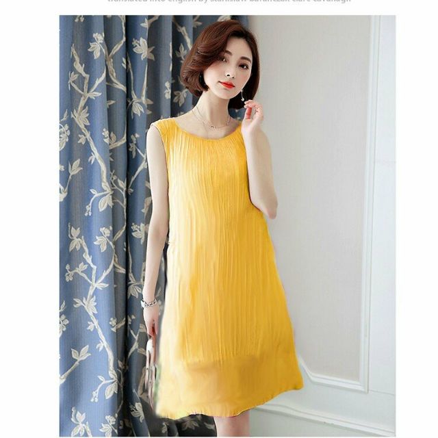 Đầm bầu đầm bầu đầm suông dập li