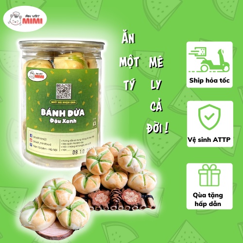 Bánh dừa đậu xanh Mimi | Ăn vặt Hà Nội | 310gr