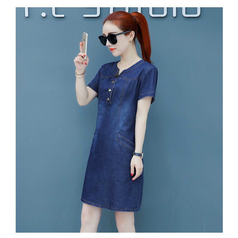 ĐẦM JEAN SUÔNG MỚI VỀ SIZE M L XL XXL
