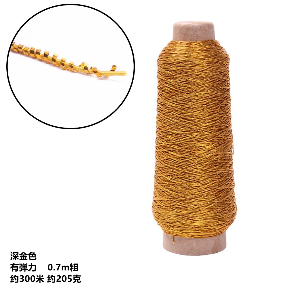 Cuộn 300met dây thun kim tuyến co giản size 0.8mm / bó 150m dây thun kim tuyến co giản size 1.2mm -1,5mm