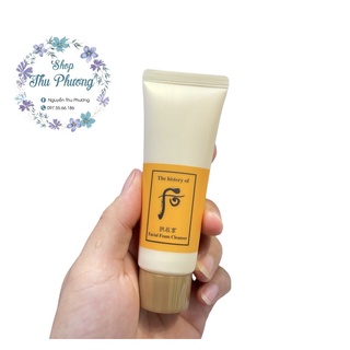 Tuýp sữa rửa mặt whoo vàng  40ml
