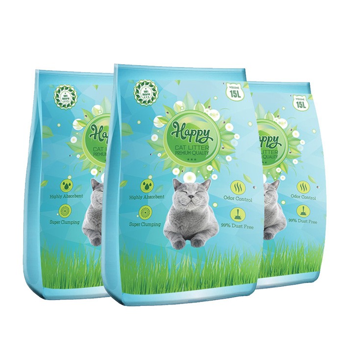 Cát vệ sinh cho mèo Happy Cat hương cà phê 15L(10.3kg)