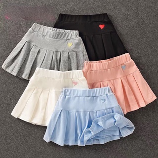 Chân Váy Ngắn Xếp Li Chất Liệu Cotton Thời Trang Mùa Hè Xinh Xắn Cho Bé Gái