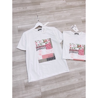Áo pull trắng hoa