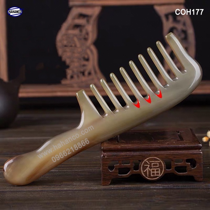 Lược sừng răng thưa xuất Nhật  Cho tất cả các loại tóc