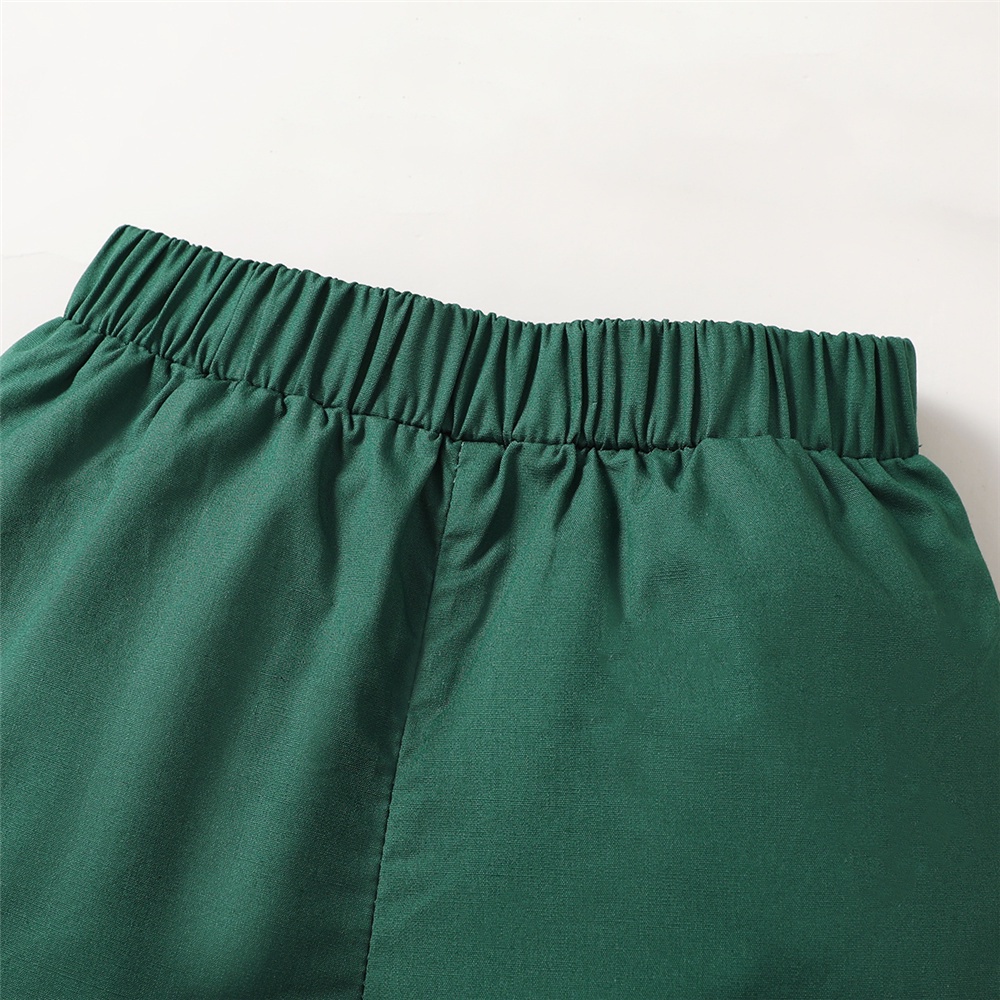 Set đồ 2 món MIKRDOO gồm áo hai dây sọc caro và quần short phong cách thời trang hè cho bé gái 0-24 tháng