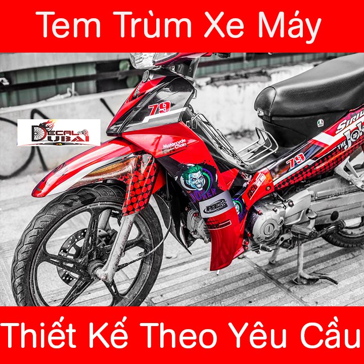 Tem Trùm Sirius Đen Đỏ Mẫu Mới