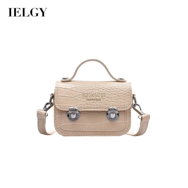 Túi đeo chéo vai IELGY thiết kế đơn giản thời trang dành cho nữ