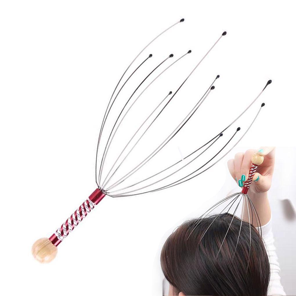 Set 2 Dụng Cụ Mát Xa Cơ Bắp Giảm Căng Thẳng Hình Bạch Tuộc Bằng Thép Không Gỉ