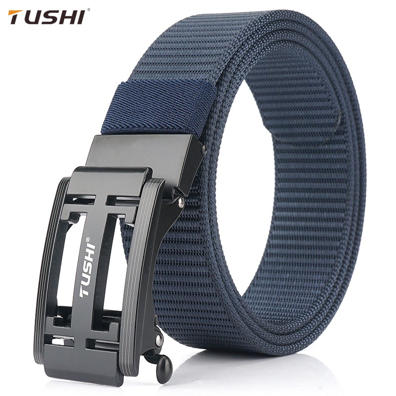 (SIÊU BỀN ĐẸP) Thắt Lưng Nam TuShi Cao Cấp, Vải Canvas, Khóa Cài Tự Động Tiện Lợi_Dây Nịt Nam Vải Bố_Nam Tính, Mạnh Mẽ