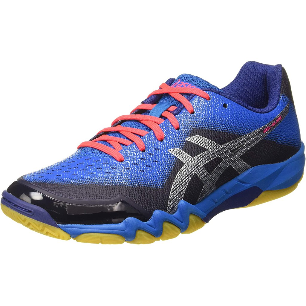 Giày Bóng Bàn Asics Gel 6 - Xanh Đỏ ( Tặng Vớ Khi Mua )