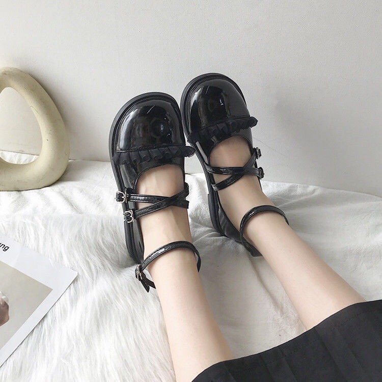 (SẴN SIZE 40) Giày Mary Janes cài quai ngang (Kèm ảnh thật) | BigBuy360 - bigbuy360.vn