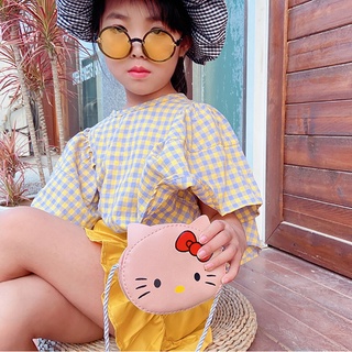 Túi Đeo Chéo Da PU Hình Hello Kitty