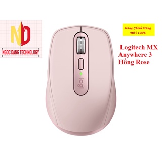 CHUỘT VI TÍNH (MOUSE) LOGITECH MX ANYWHERE 3 - ĐEN/HỒNG/WIRELESS/BLUETOOTH