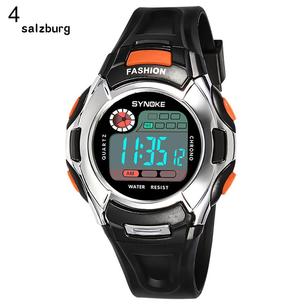 Đồng hồ điện tử chống sốc kiểu dáng thể thao cho trẻ em | BigBuy360 - bigbuy360.vn