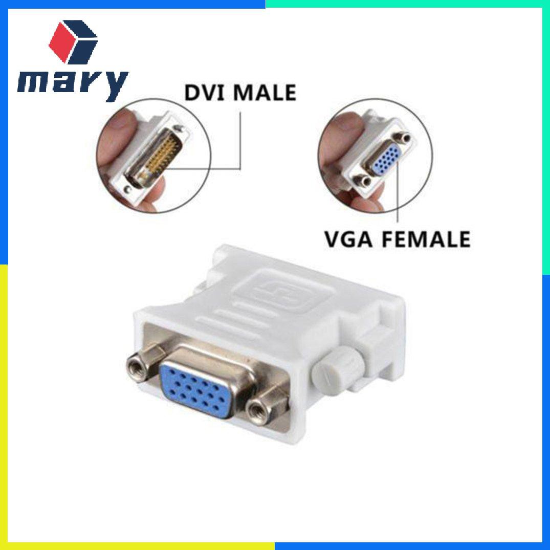 Đầu Chuyển Đổi Vga Sang Dvi D / 24 + 1 Pin Male Sang Vga Female