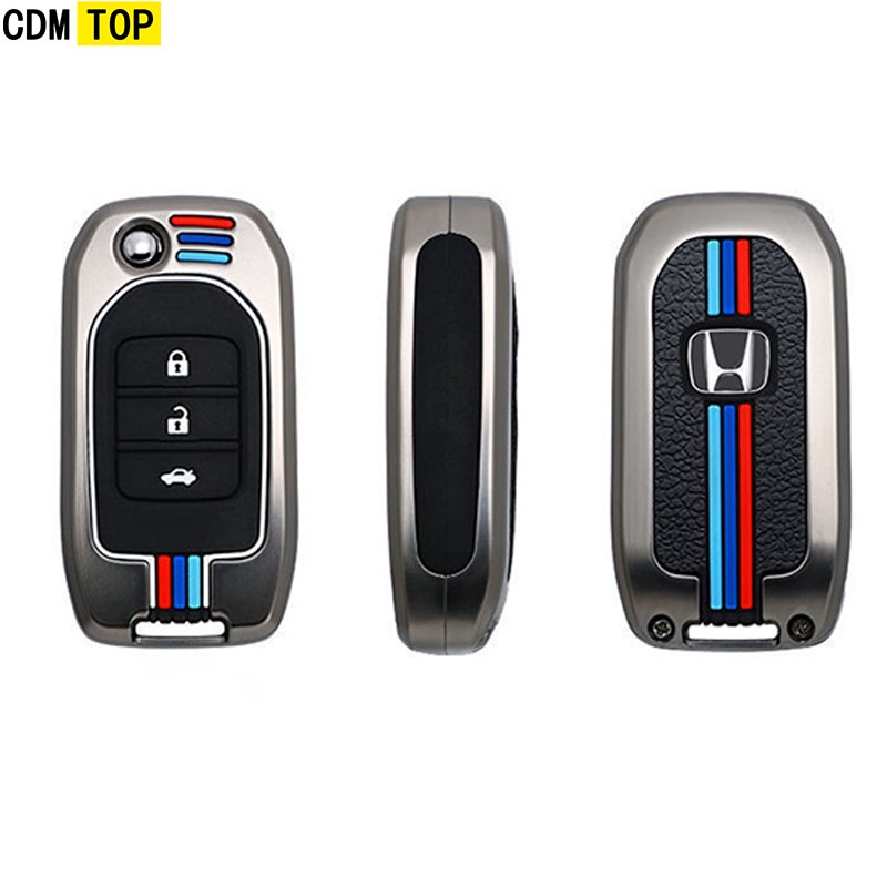 Vỏ Bọc Bảo Vệ Chìa Khóa Bằng Kim Loại Cho Xe Hơi Honda Civic city jazz