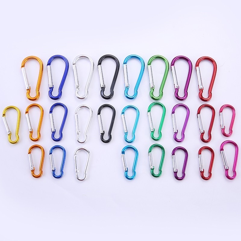 Móc Khoá Nhôm Đa Năng - Móc Khóa Treo - Chữ D - Carabiner