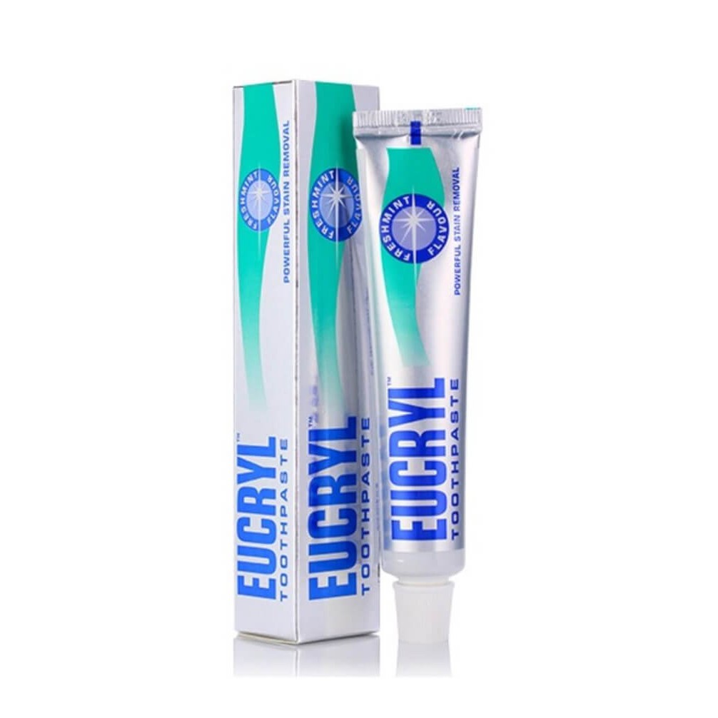 Eucryl Kem Đánh Răng Bạc Hà Tẩy Trắng Răng Eucryl Toothpaste 62g - Khongcoson