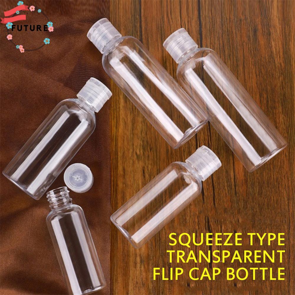 Bình Nhựa Rỗng Trong Suốt Dạng Bóp 5-100ML Dùng Đựng Dầu Gội/Mỹ Phẩm