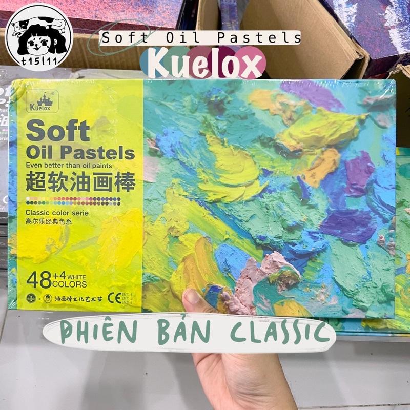 [t15l11] Màu Sáp Dầu Kuelox Soft Oil Pastels Hạng hoạ sĩ